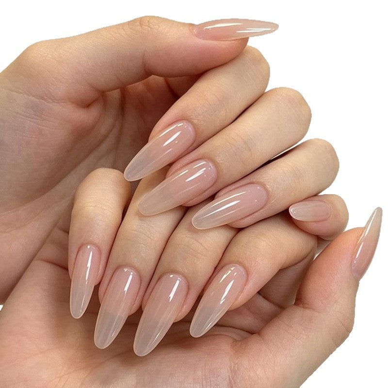 Natürliche mandelförmige Acrylnagelverlängerungen Brehn