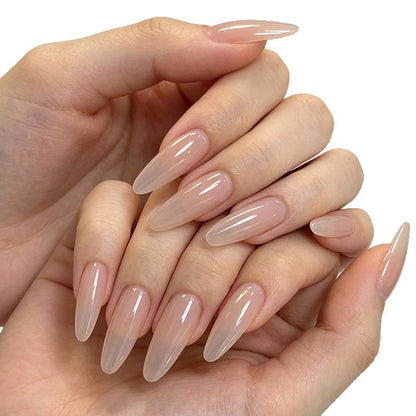 Natürliche mandelförmige Acrylnagelverlängerungen Brehn