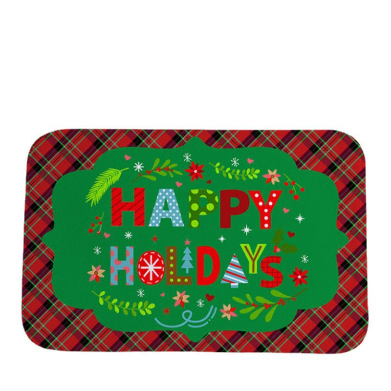 Weihnachtliche dekorative Badmatte Brehn