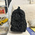 Texturierter Cordura-Rucksack mit Herzmuster
