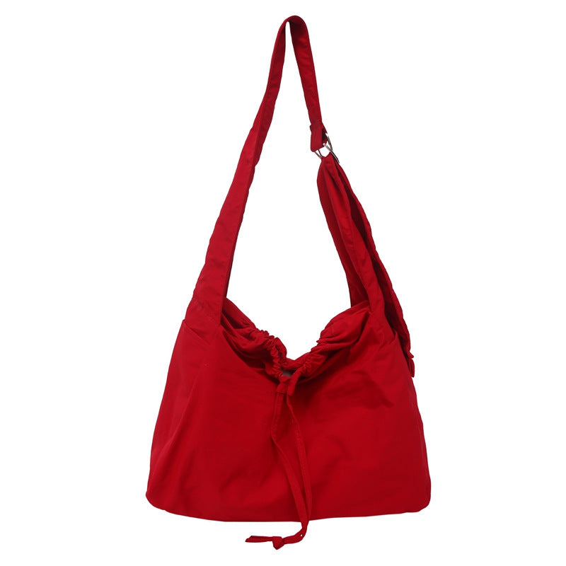 Leichtgewichtige Kordelzug Schultertasche Brehn