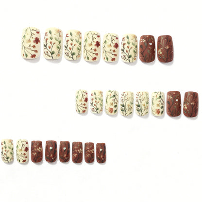 Blumen Design Acryl Nagelkunst Brehn