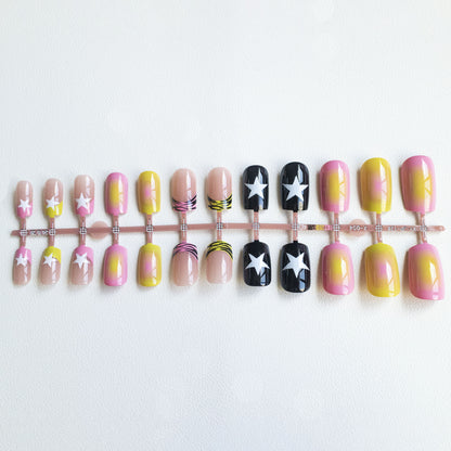 Stern-Prägung Nagel Kunst Set