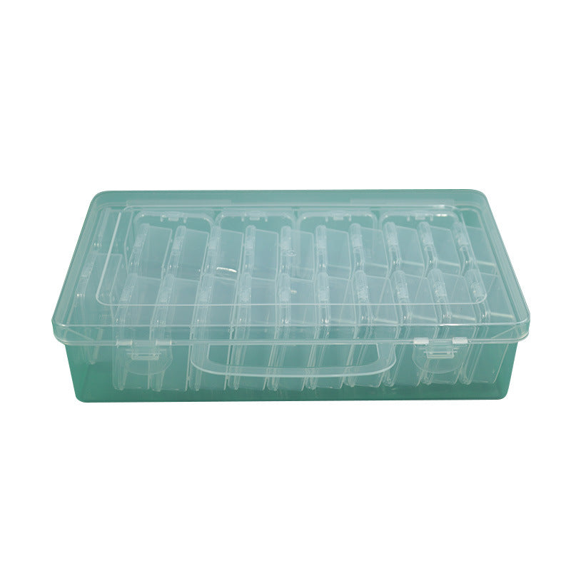 Klarer Mehrfach-Compartment Aufbewahrungsbox Brehn