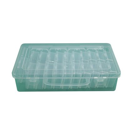 Klarer Mehrfach-Compartment Aufbewahrungsbox Brehn