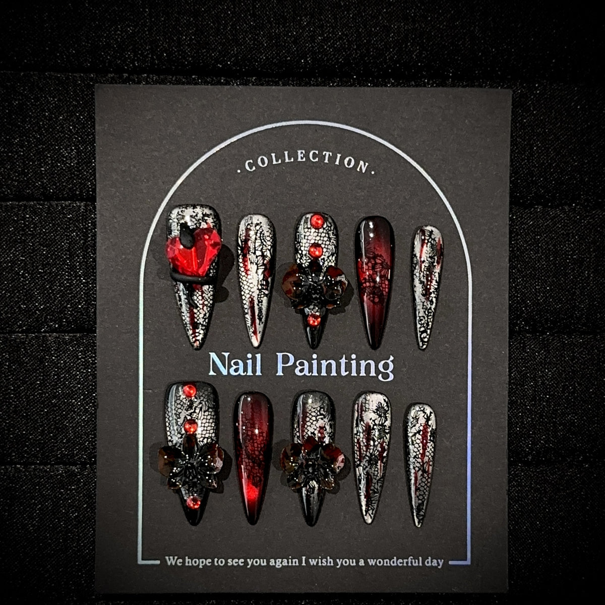 Dekorative Nagelkunst