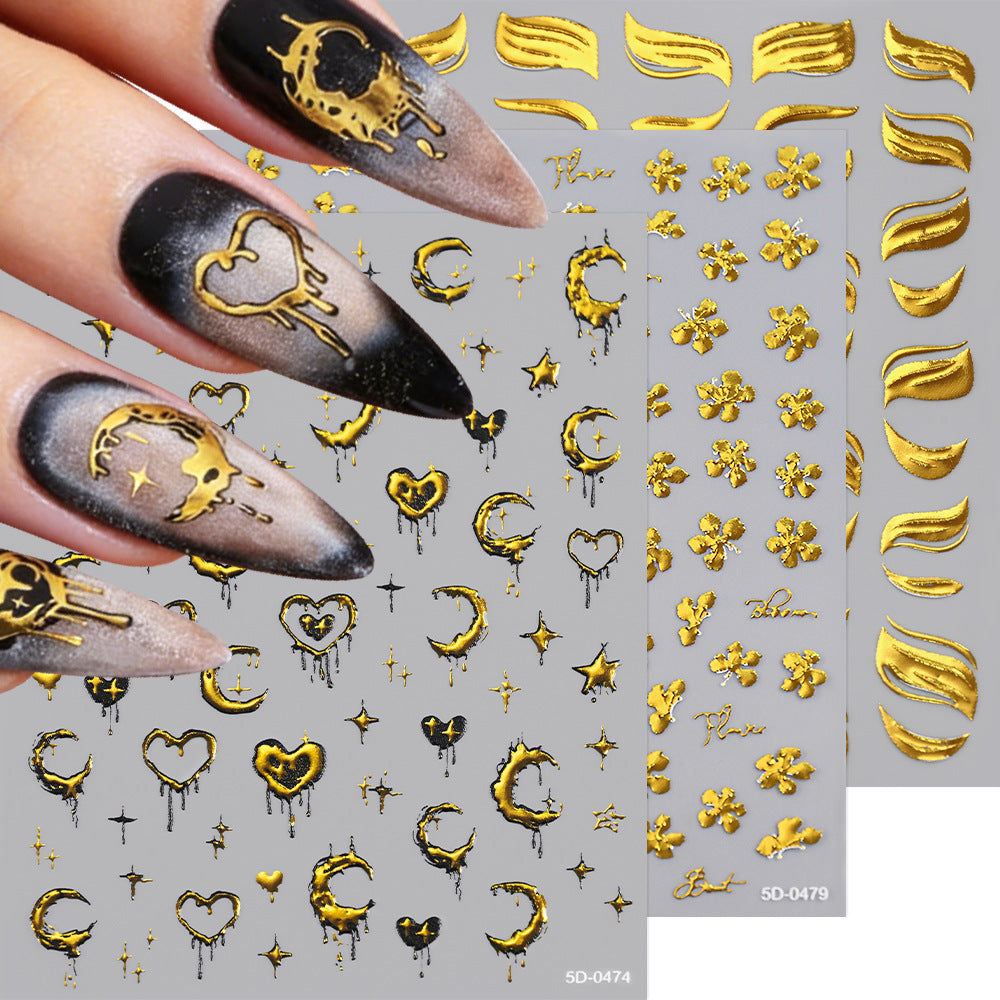 Himmlische Themen-Nagelkunst-Sticker