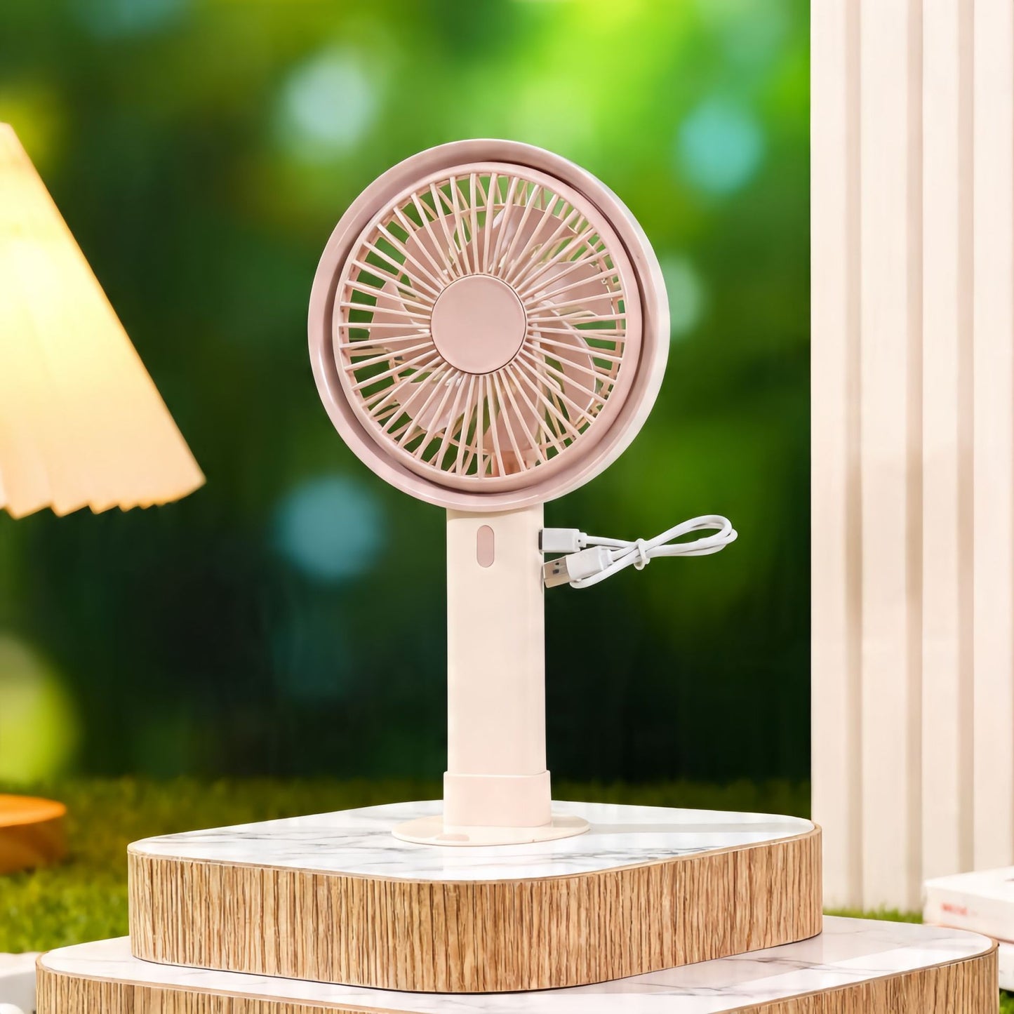 Damen Tragbarer Tischventilator mit integrierter USB-Ladefunktion Brehn