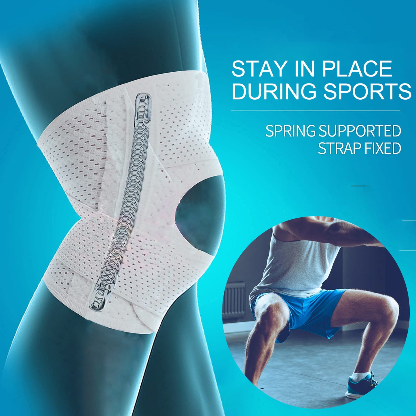 Verstellbare offene Patella-Kniebandage