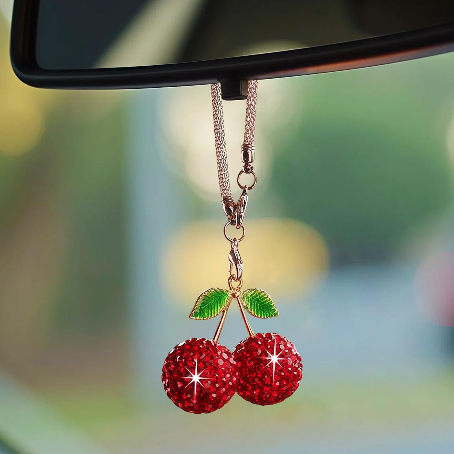 Sparkling Cherry Anhänger Halskette Brehn