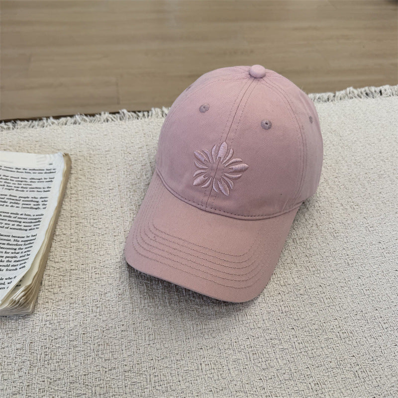 Damens Baseball-Cap mit Blumenstickerei Brehn