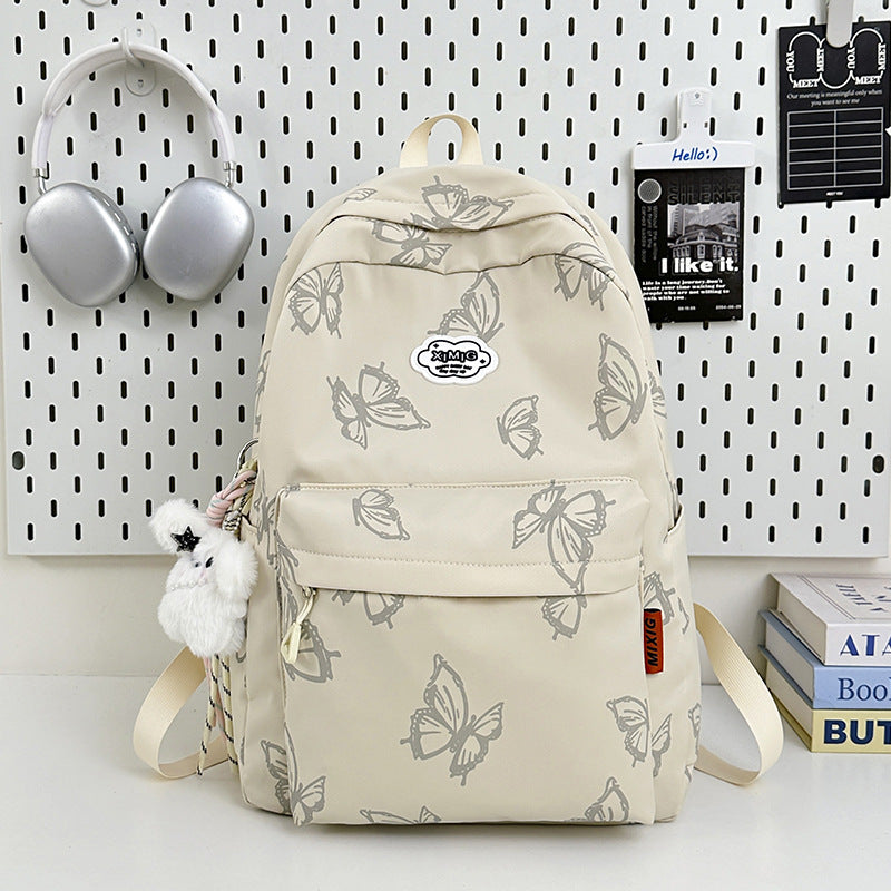 Schmetterlingsdruck Legere Schul-Rucksack