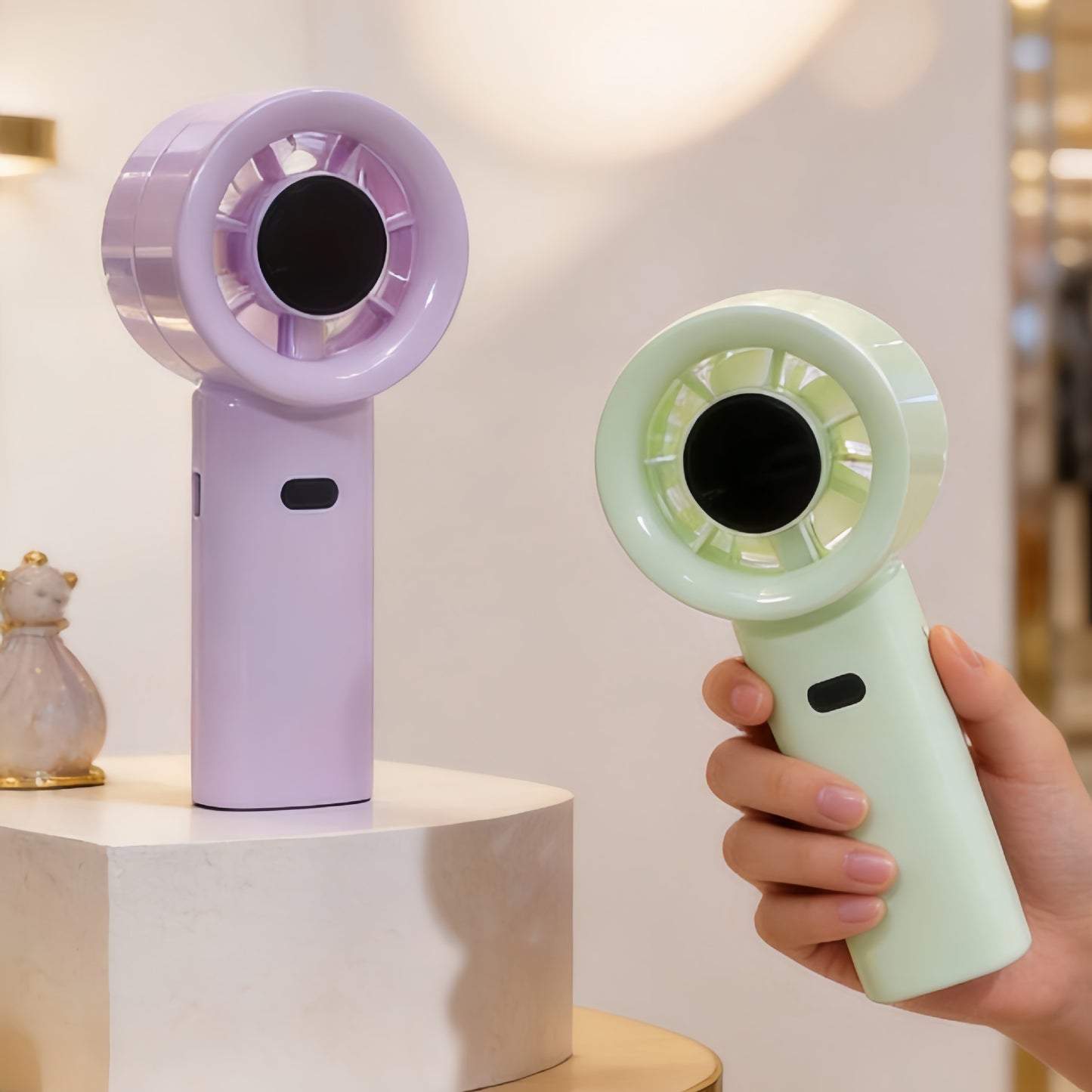 Damen Tragbarer Mini-Lüfter mit USB-Ladefunktion Brehn
