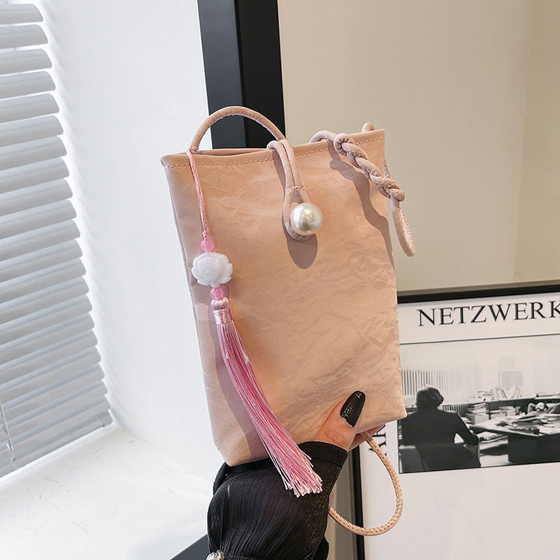 Elegante Texturierte Mini Crossbody Tasche Brehn