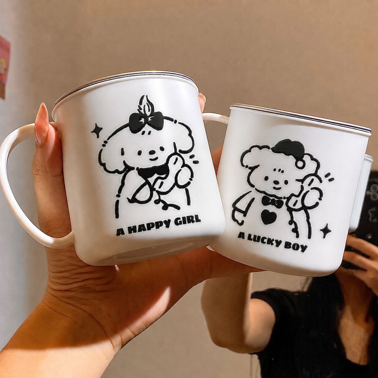 Keramiktasse mit Charmantem Cartoon-Design Brehn