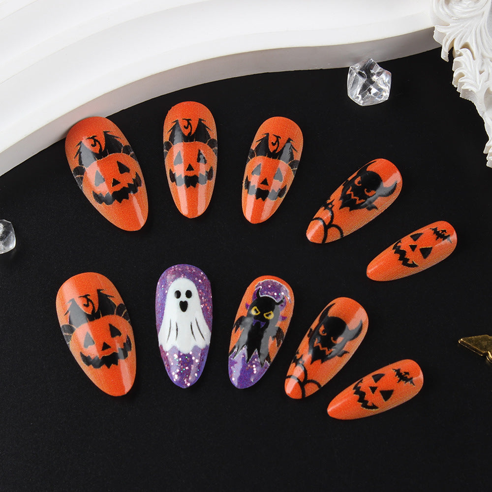 Halloween-Themen Kreative Nagelkunst Brehn