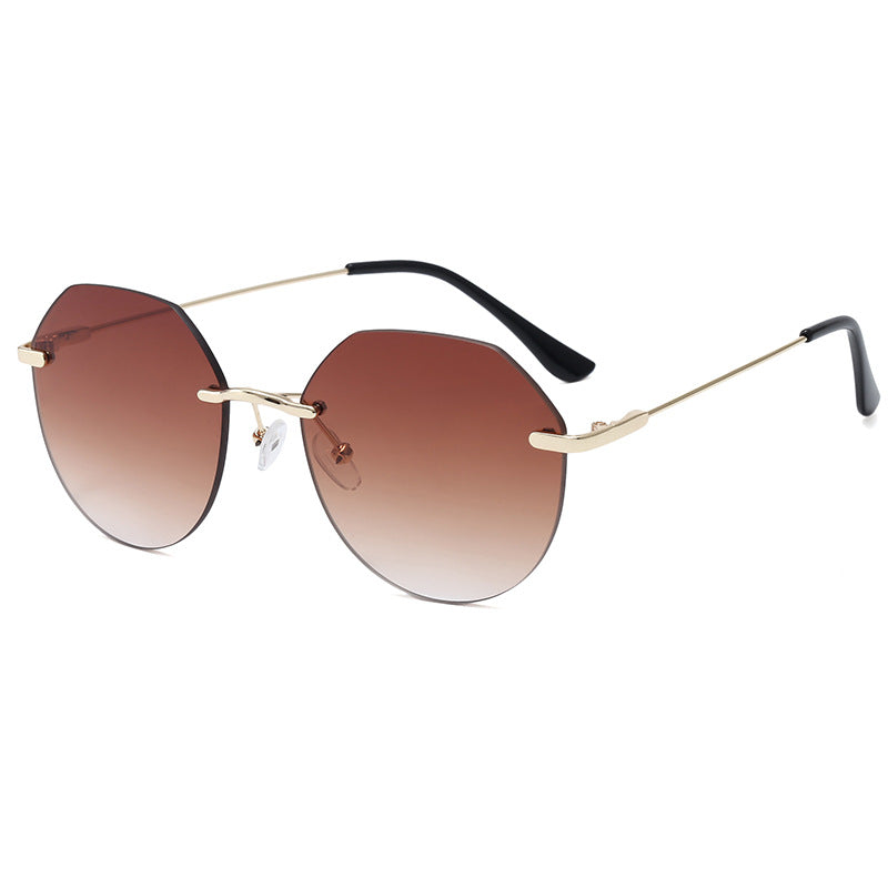 Damen Geometrische Sonnenbrille im modernen Design Brehn