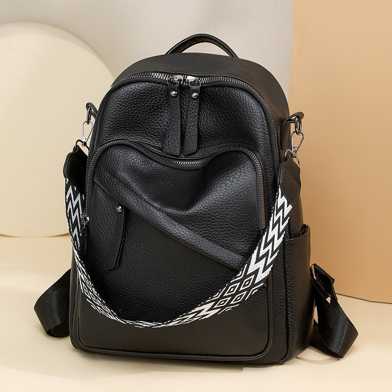 Stylischer Leder-Rucksack Brehn