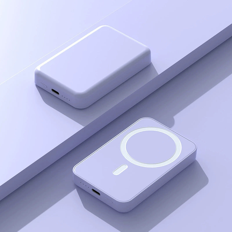 Hochleistungs Powerbank mit kabelloser Ladefunktion und digitaler Anzeige Brehn