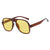 Damen modische quadratische Sonnenbrille mit robustem, UV-Schutz Brehn