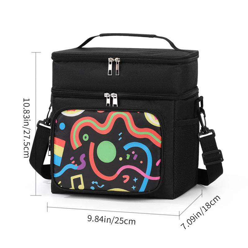 Isolierte Blumen-Lunch-Kühltasche Brehn