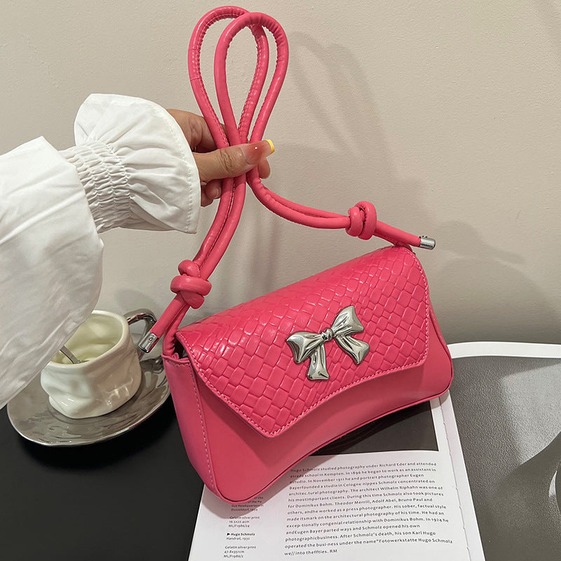 Chic Bow-Detail Handheld Clutch Bag Brehn