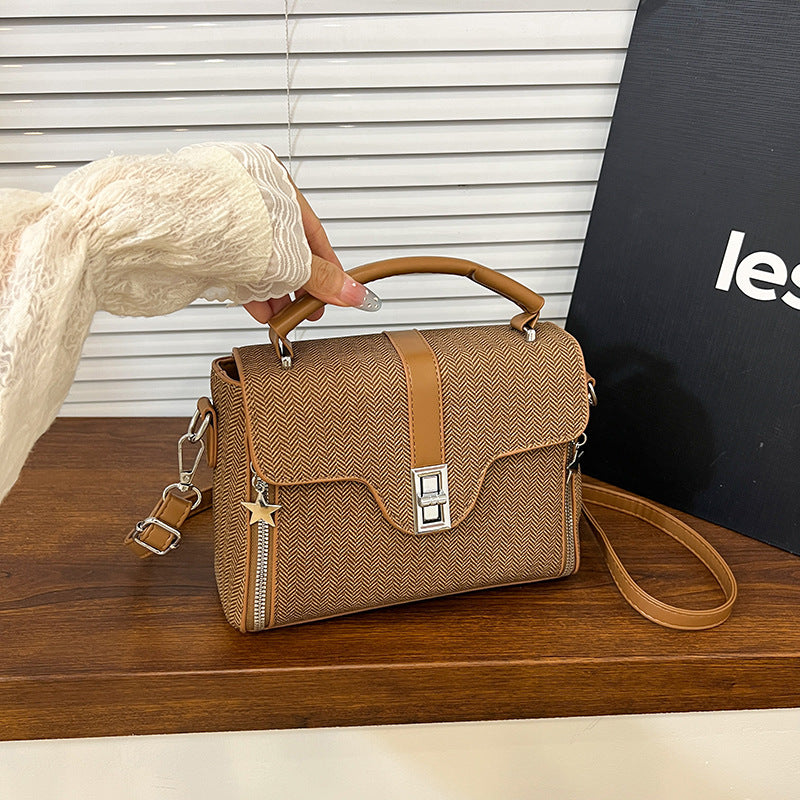 Klassische Strukturierte Handtasche