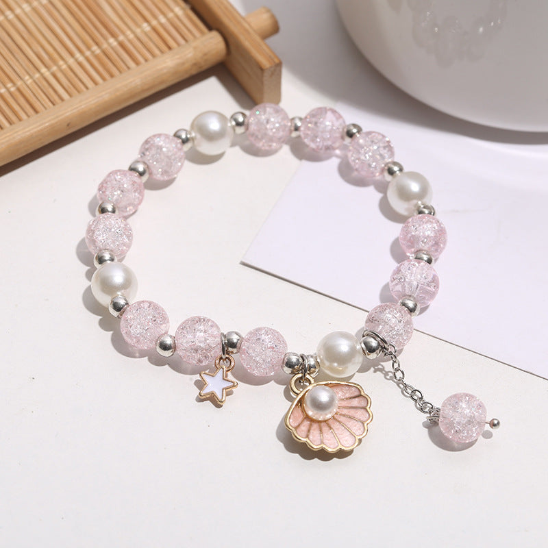 Elegante Muschel Charm Armband Brehn