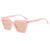 Damen geometrische Sonnenbrille im luxuriösen Acetat-Rahmen Brehn