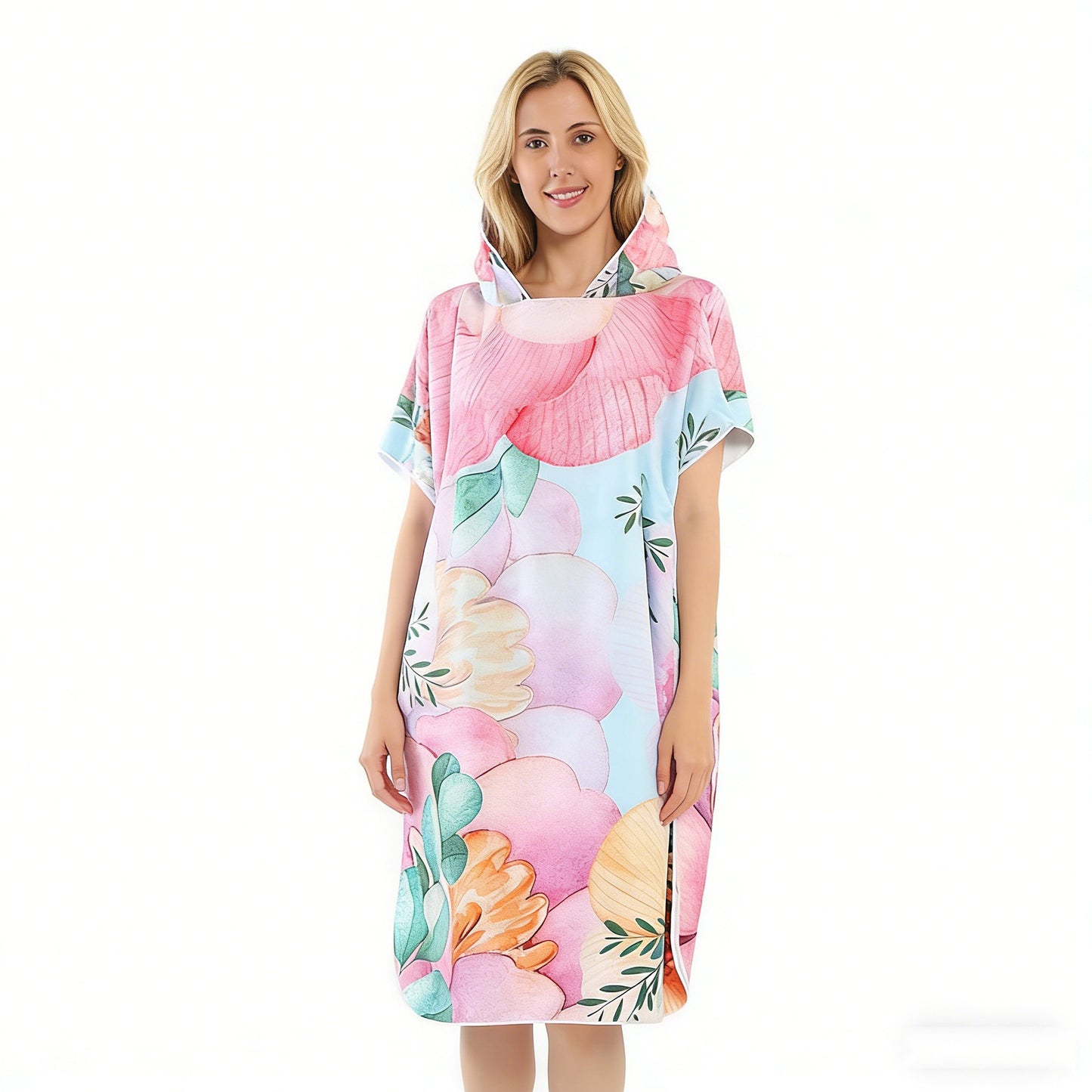 Strandkleid mit tropischem Druck Brehn
