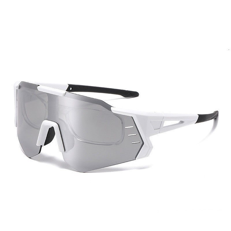 Damen Sportliche Rennsonnenbrille mit verstellbarem Nasenpad und hochwertigem UV-Schutz Brehn