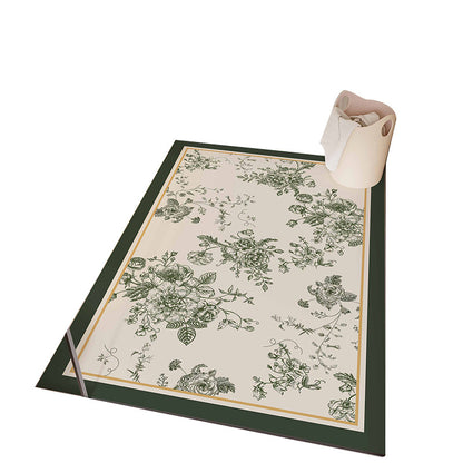Floral Design Badezimmermatte