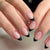 Elegantes spitzes Press-On-Nagelkunst-Set Brehn