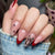 Designer Kunstnagelset mit elegantem Spitzen-Design Brehn