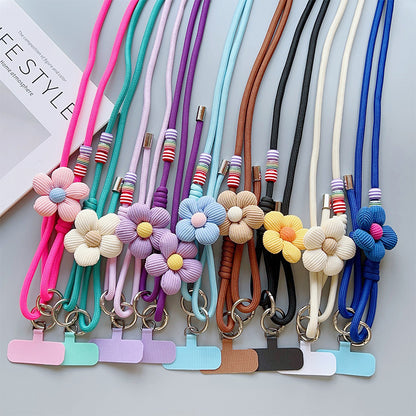 Dekorativer Blumenanhänger Handy-Lanyard Brehn