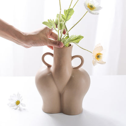 Skulpturaler dekorativer Keramikvase