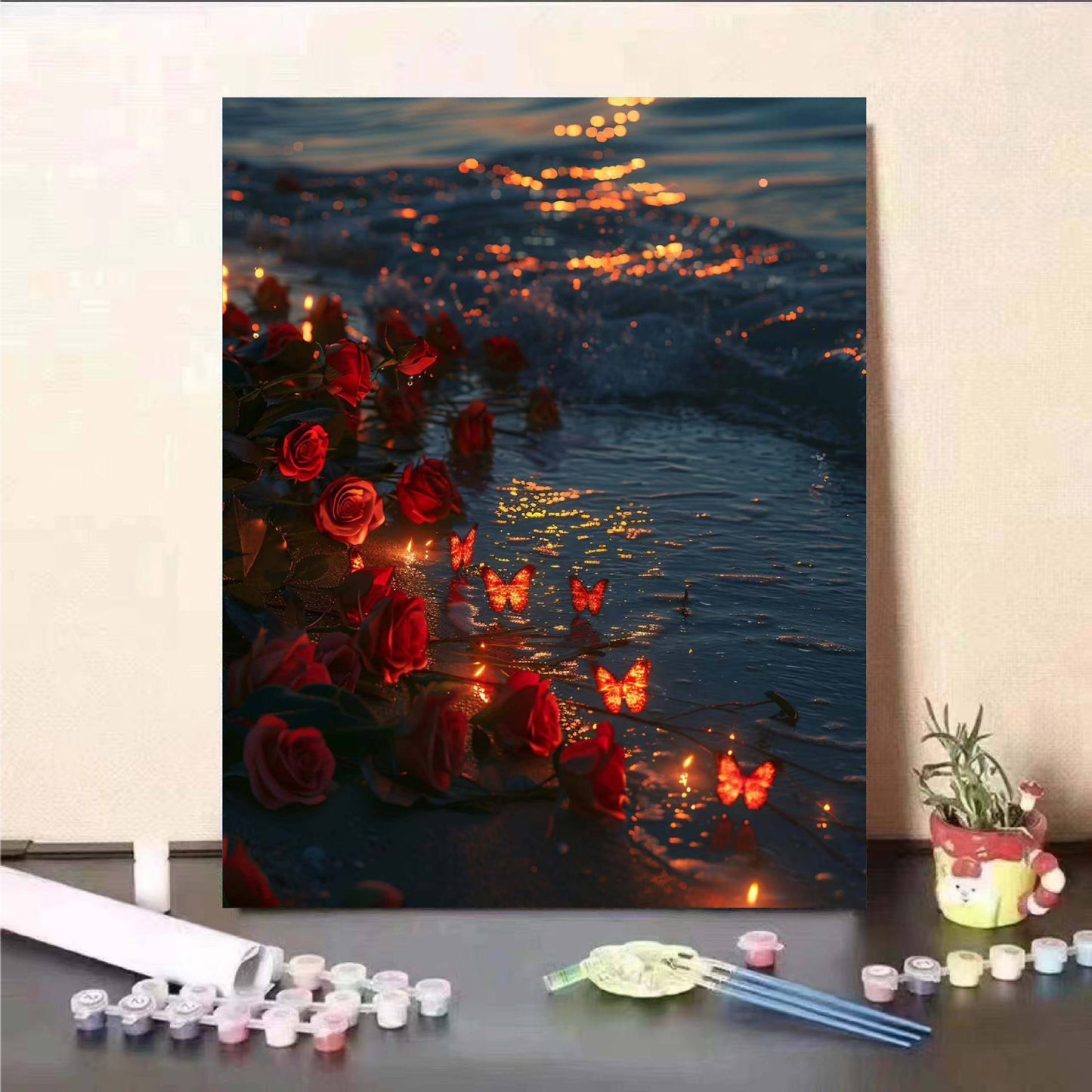 Floral Fantasy Malen nach Zahlen Wandkunst Brehn