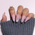 Elegante Stiletto Press-On Nägel mit künstlerischer French Tip Brehn