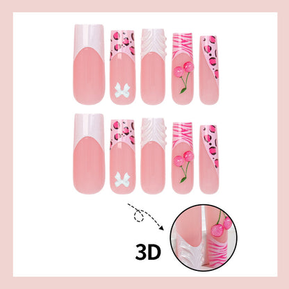 Kunstnagelset mit verspielten Motiven Brehn