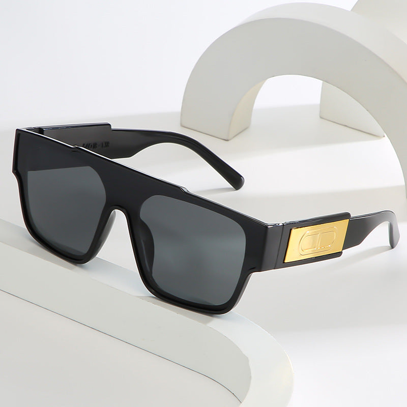 Damen Modische oversized Schlagschutz-Sonnenbrille im extravaganten Design Brehn