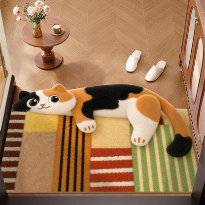 Plüsch-Katzen-Themenmatte
