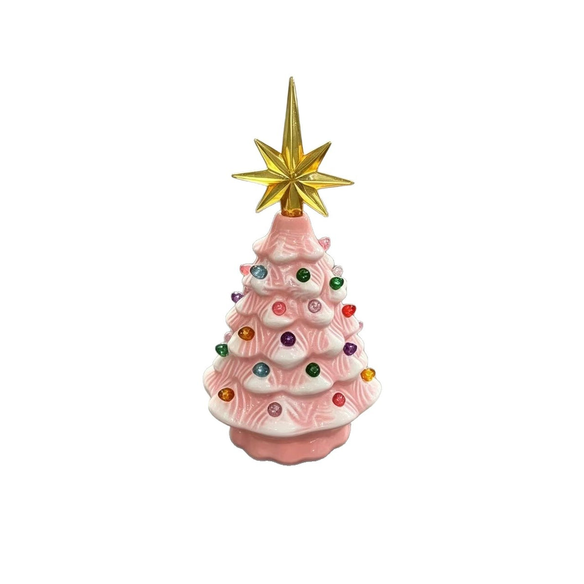 Dekorative Keramische Weihnachtsbaumfigur Brehn