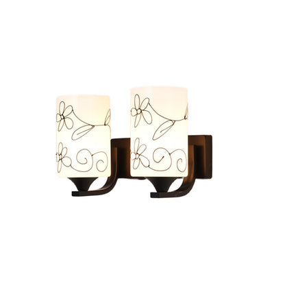 Künstlerisches Blumen Design Wandlampe