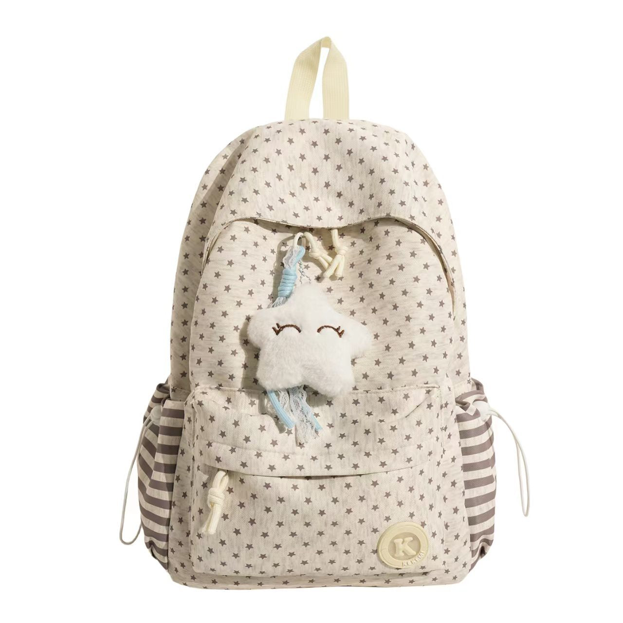 Sternmuster-Plüsch-Rucksack Brehn