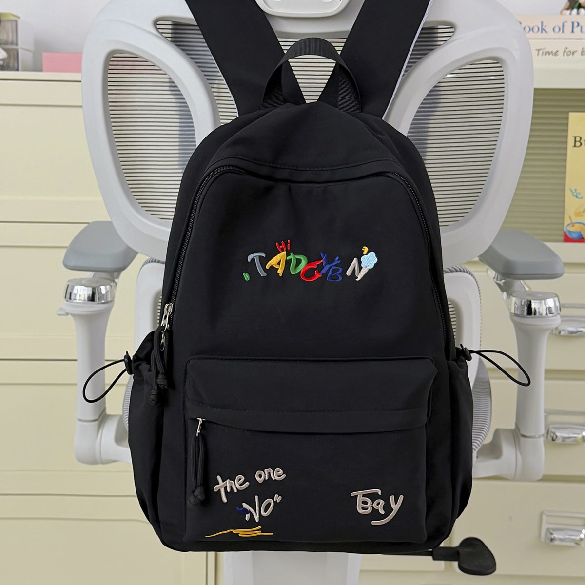 Stylische gestickte Rucksack Brehn