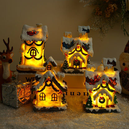 Dekorative Weihnachtsbeleuchtung im Häuschen-Design Brehn