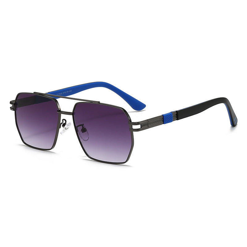 Herren Sonnenbrille mit hochwertigem Metallrahmen und sportlichen Akzenten Brehn