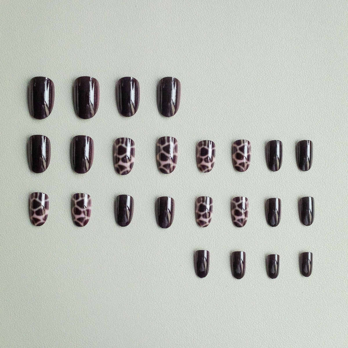 Künstlerisches Druck Nagelkunstset