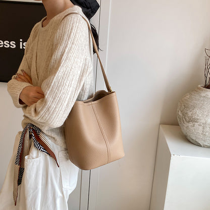 Minimalistische Leder Umhängetasche