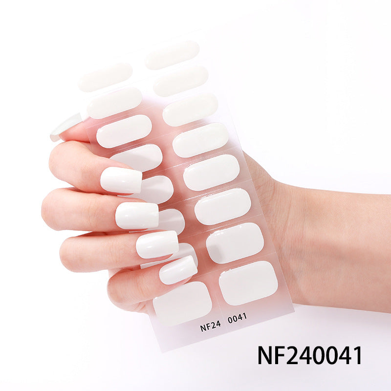 Glänzende Finish Gel-Nagel-Wickel